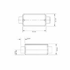 Condulete Fixo 1/2" Tipo "c" - Com Tampa / Sem Rosca / Sem Pi