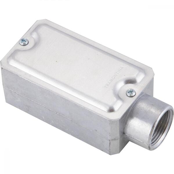 Condulete Fixo 1/2" Tipo "e" - Com Tampa / Rosca Bsp / Sem Pi