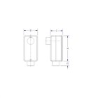 Condulete Fixo 1/2' Tipo 'lb' - Sem Tampa / Sem Rosca / Com P