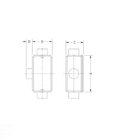 Condulete Fixo 1/2' Tipo 't' - Sem Tampa / Sem Rosca / Sem Pi