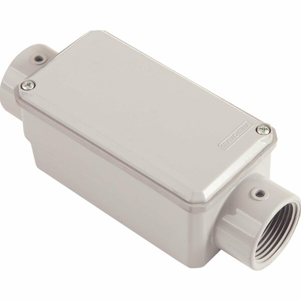 Condulete Fixo 1" Tipo C Tramontina Rosca Npt Tampa Pintura E