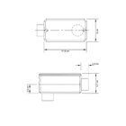 Condulete Fixo 1' Tipo Lb Tramontina Tampa Rosca Npt Pintura