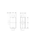 Condulete Fixo 1" Tipo "t" - Sem Tampa / Rosca Bsp / Com Pint
