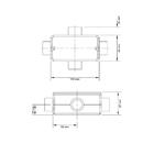 Condulete Fixo 1" Tipo "x" - Com Tampa / Rosca Bsp / Sem Pint