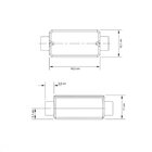 Condulete Fixo 2.1/2' Tipo 'c' - Com Tampa / Rosca Npt / Com