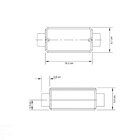 Condulete Fixo 2' Tipo 'c' - Com Tampa / Rosca Npt / Com Pint