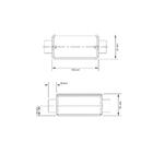 Condulete Fixo 2" Tipo "c" - Com Tampa / Sem Rosca / Sem Pint