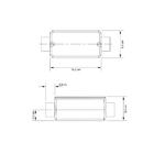 Condulete Fixo 2" Tipo "c" - Com Tampa / Sem Rosca / Sem Pint