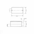 Condulete Fixo 3/4" Tipo "e" - Tampa / Pintura Eletrostáticaa