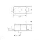 Condulete Fixo 3/4' Tipo 'tb' - Com Tampa / Rosca Bsp / Com P
