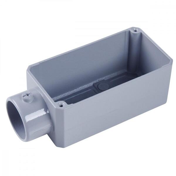 Condulete Fixo 4" Tipo "e" - Com Tampa / Rosca Bsp / Com Pint