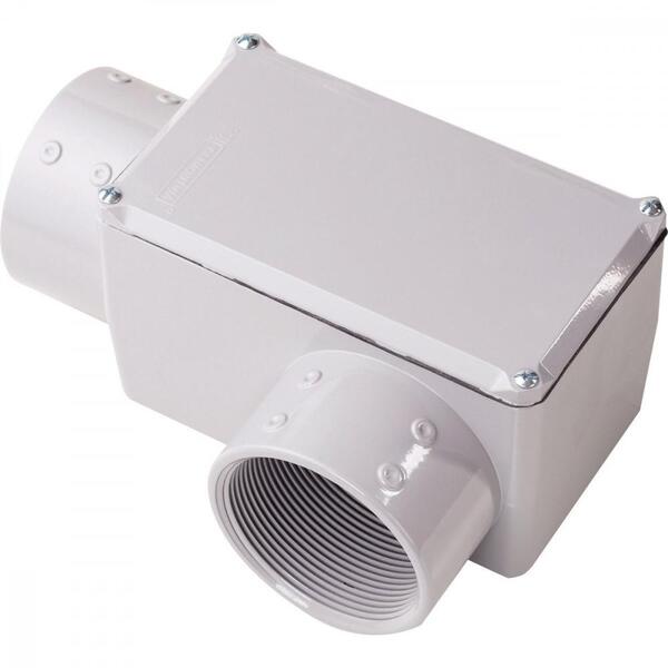 Condulete Fixo "lr" 1" Com Tampa / Com Rosca Npt / Com Pintur