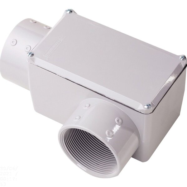 Condulete Fixo 'lr' 3/4' Com Tampa / Com Rosca Npt / Com Pint