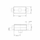 Condulete Fixo Tipo "x" Tramontina 1/2" Tampa / Sem Rosca / P