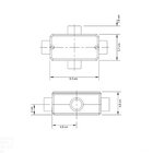 Condulete Fixo 'x''' 3/4' Com Tampa / Com Rosca Npt / Com Pin