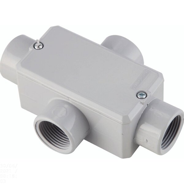 Condulete Fixo 'x''' 3/4' Com Tampa / Com Rosca Npt / Com Pin