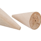 Cone de Madeira Pinus Natural 10x8x8cm Settis