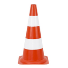Cone Rígido 50cm Laranja e Branco
