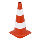 Cone Rígido 50cm Laranja e Branco