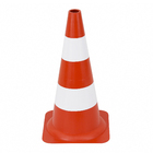 Cone Rígido 50cm Laranja e Branco