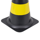 Cone Rígido 50cm Preto e Amarelo