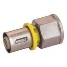 Conector 20 Mm X 1/2 Fêmea Para Tubo Pex Gás 20mm Tudogás