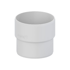 Conector de Acoplamento para Calha Redondo em PVC 8,8x8,8cm Aquapluv Style Tigre