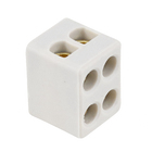 Conector Bipolar em Cerâmica 2 Bornes 10mm Incer Morumbi