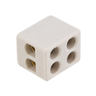 Conector Bipolar em Cerâmica 2 Bornes 6mm Incer Morumbi