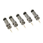 CONECTOR BNC RG59 - 5PÇS ASANTOS