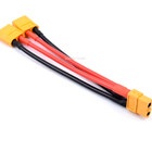 Conector Cabo Baterias Em Paralelo Xt60 Macho Fêmea 14awg Rc