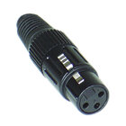 Conector Canon Femea Csr Q-102bk Preto Inteiro