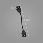 Conector Contato Extensão P/ Trilho Eletrificado Preto St2292