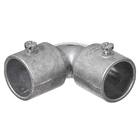 Conector Curvo Alumínio sem Rosca Diâmetro 3/4 Polegada Comprimento Total 68 mm