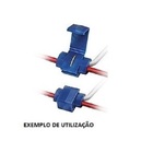Conector De Derivação Perfurante 1,50-2,50 Mm² Azul 100 Peças
