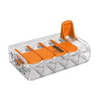 Conector De Emenda 5 Polos 1,0a 6,0mm 41a 221-615 Wago