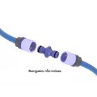 Conector Duplo Para Mangueira 1/2'' Roxo