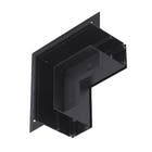Conector em L Parede Embutir MAG Preto Gaya