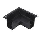 Conector em L Parede Embutir MAG Preto Gaya