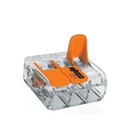 Conector Emenda Compacto Fios E Cabos 3 Vias 221 Wago