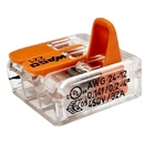 Conector Emenda Compacto Wago 221-413 4mm² 3 Polos 10 Peças
