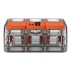 Conector Emenda Compacto Wago 221-613 6mm² 3 Vias 10 Peças