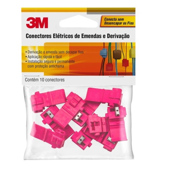 Conector Emenda Derivação 3m Scotchlok 1 0mm 10 Amp Idc 558