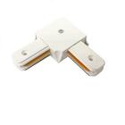 Conector Emenda L Para Trilho Eletrificado Branco