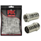 Conector F Tipo Barril  Rg-6 - Pacote Com 50 Pçs