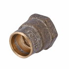 Conector Fêmea Latão Roscável e Liso Água Quente e Fria 22mm ou 3/4" Ramo