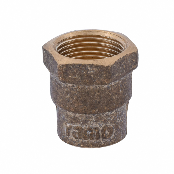 Conector Fêmea Latão Roscável e Liso Água Quente e Fria 22mm ou 3/4" Ramo