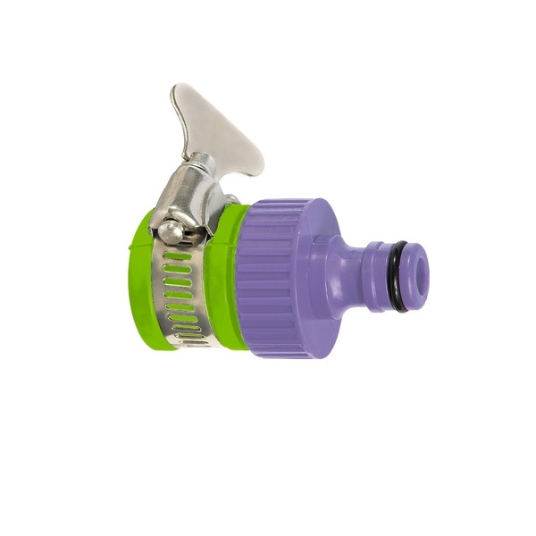 Conector Fêmea Plástico c/ Bucha e Abraçadeira 3/4 - Palisad