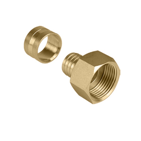 Conector Fixa Fêmea Pex Água 32x1"kit C/ 6-emmeti