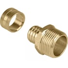 Conector Fixa Macho Pex Água 20x1/2" Kit C/ 10 - Emmeti